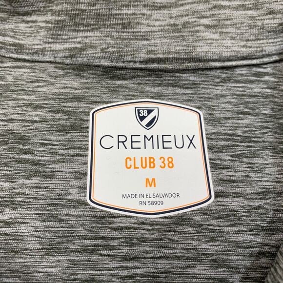 Cremieux Shirt Mens M Medium Iron Club 38 Quarter Zip Long Sleeve Stretch Golf - Picture 3 of 9